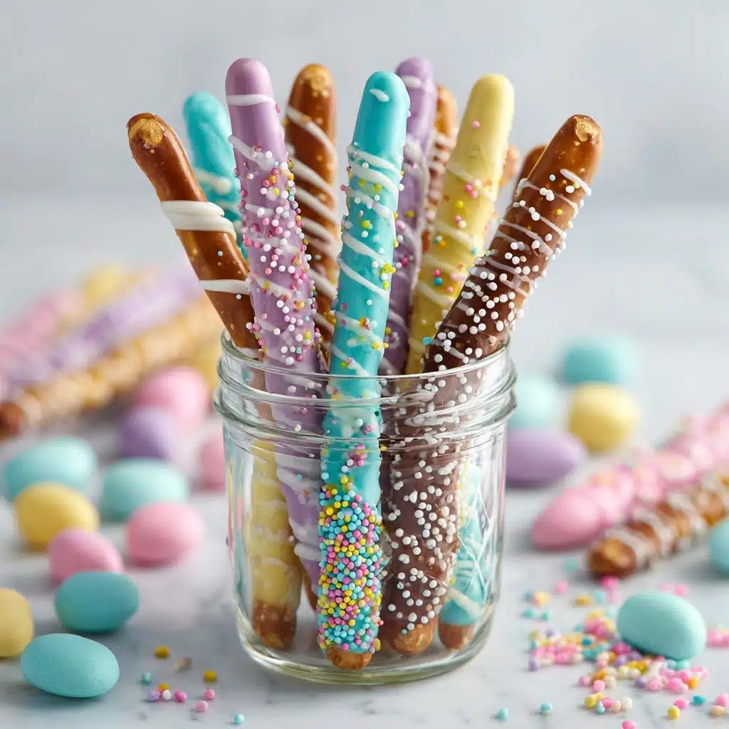 Easter Pretzel Rods Recipe - Recipe Image