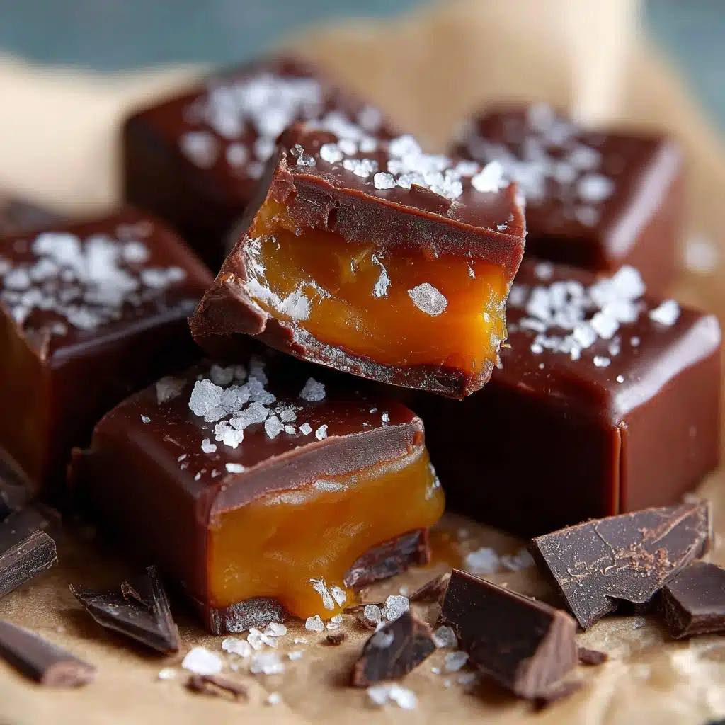 Homemade Chocolate Caramels Recipe - Recipe Image