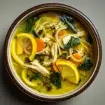 Greek Lemon Chicken Soup (Avgolemono) Recipe