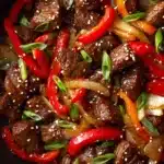 Chinese Onion Pepper Steak Recipe