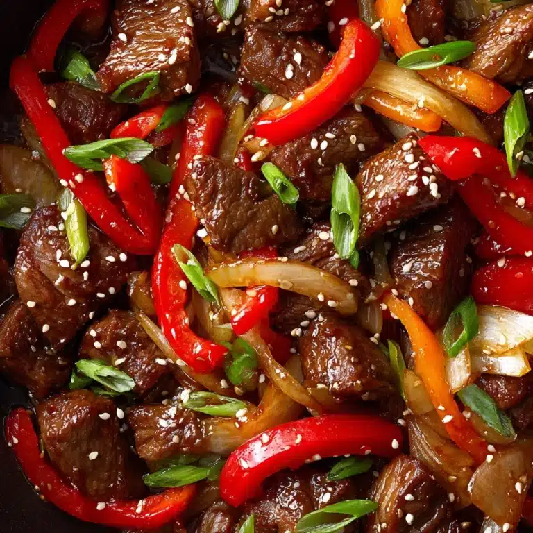 Chinese Onion Pepper Steak Recipe