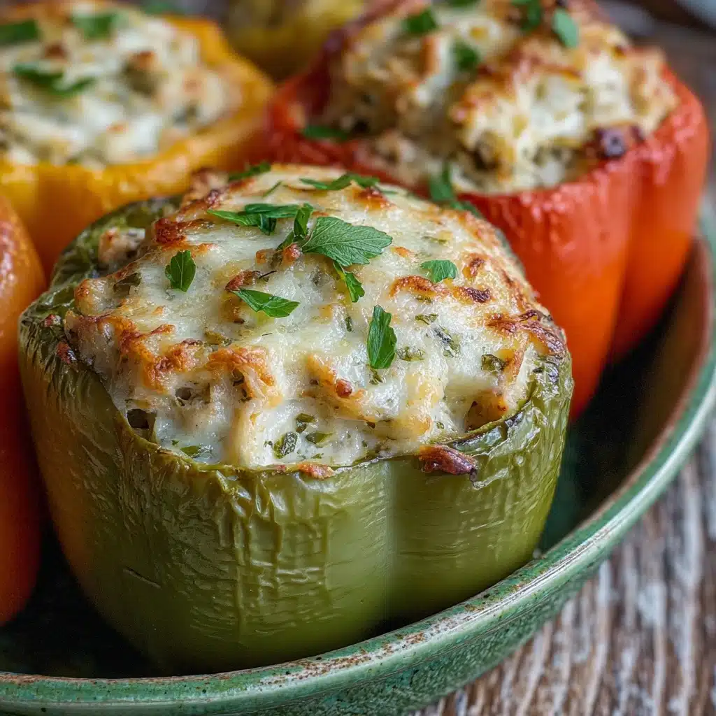 Herb and Cheese Stuffed Bell Peppers Recipe