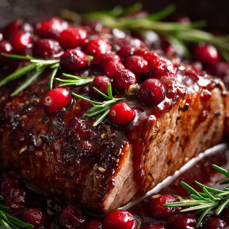 Cranberry Balsamic Roast Beef Recipe