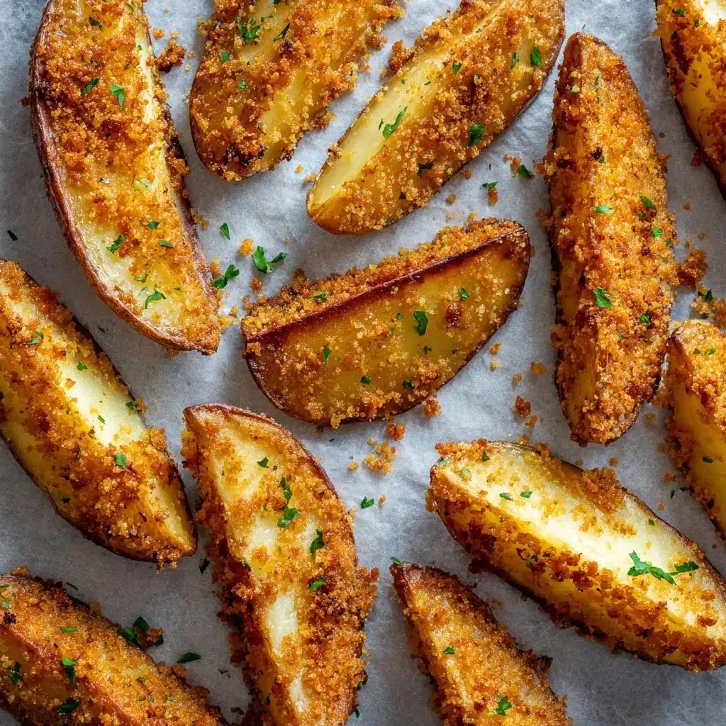 Parmesan Crusted Potatoes Recipe - Recipe Image
