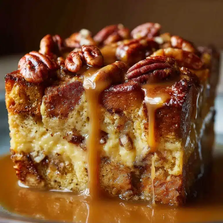 Pumpkin Praline Bread Pudding Recipe