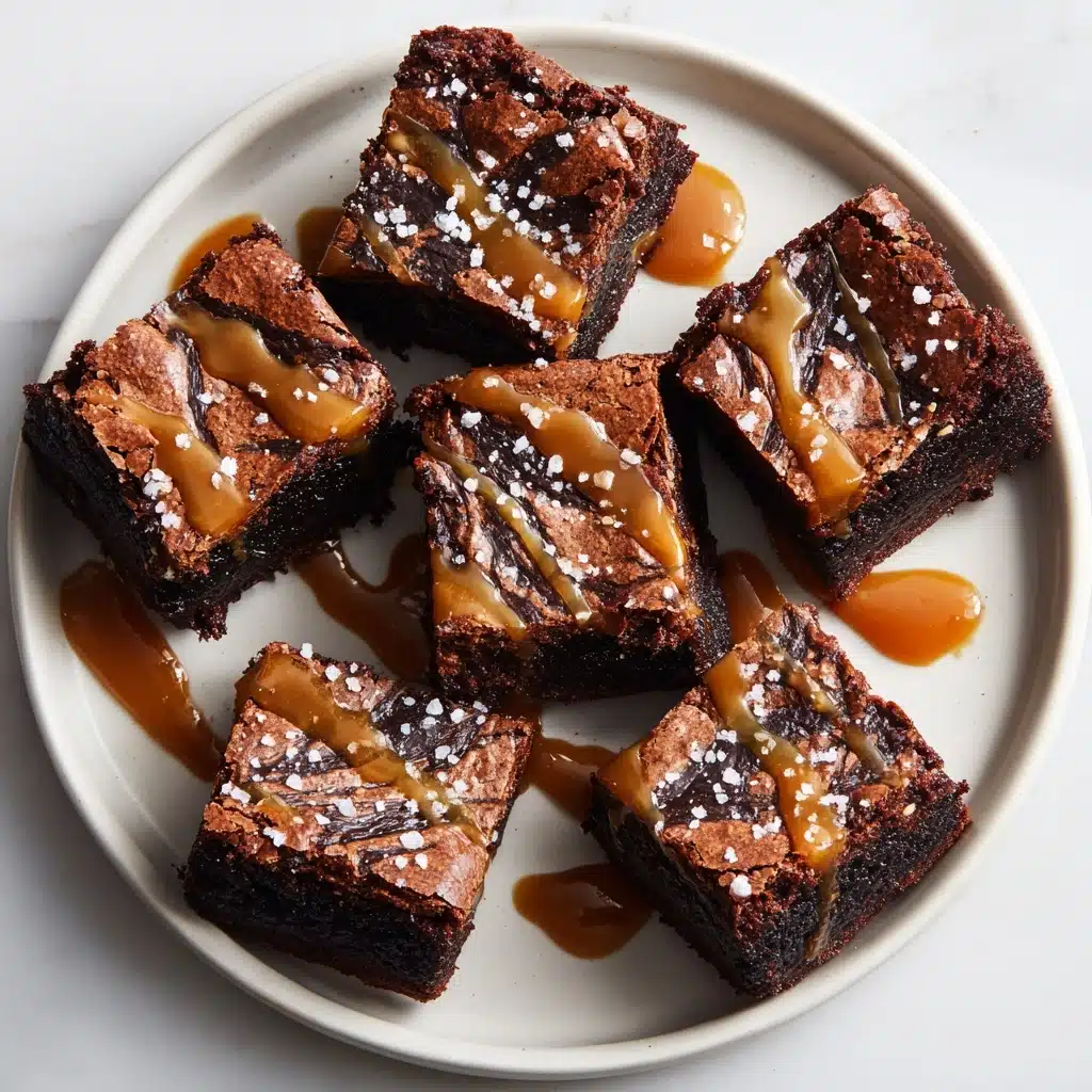 Salted Caramel Brownies Recipe - Recipe Image