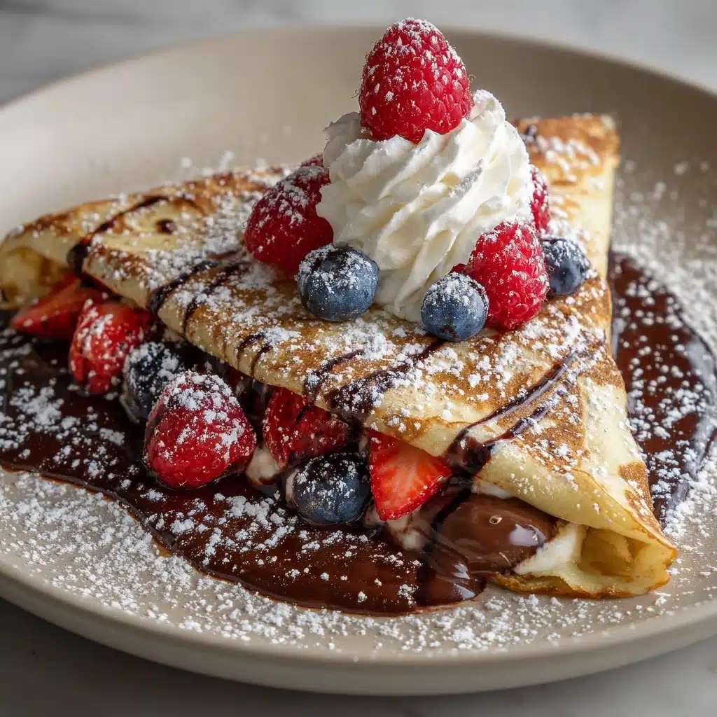 Easy Chocolate Crepes Recipe