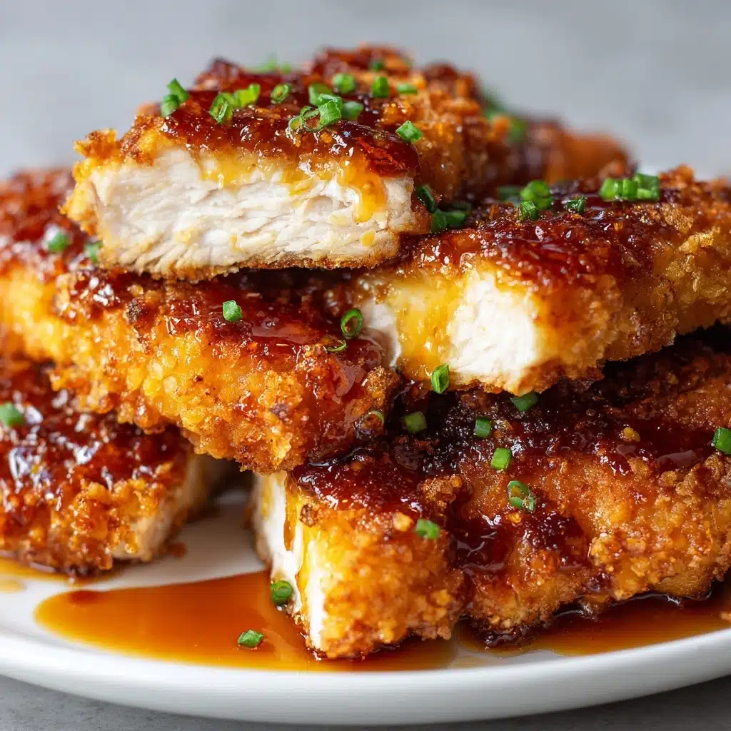 Double Crunch Honey Garlic Chicken Recipe - Recipe Image
