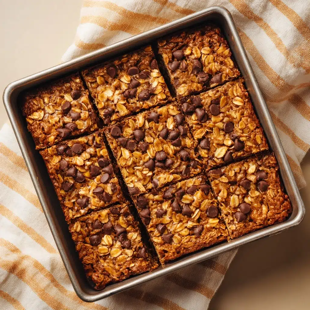 Chocolate Chip Peanut Butter Granola Cookie Bars Recipe
