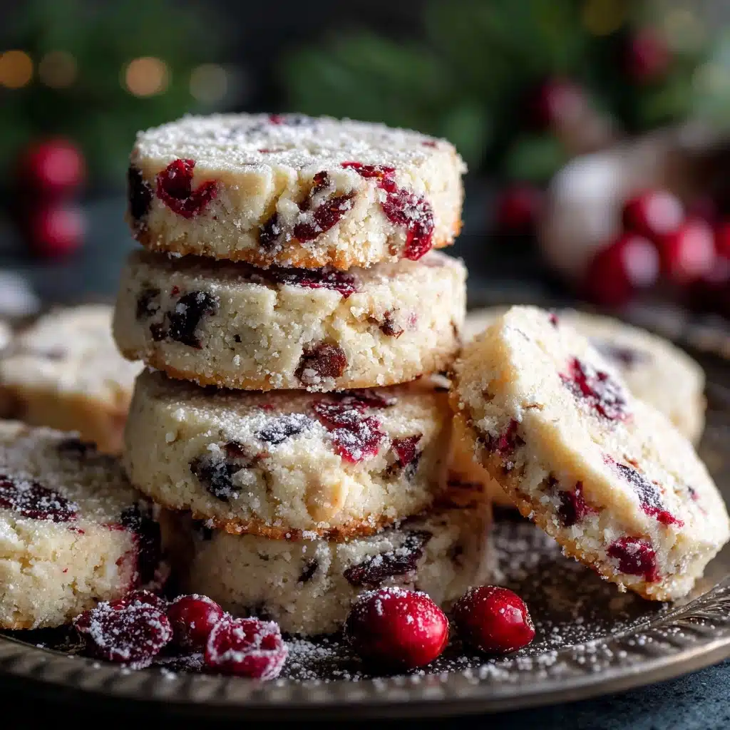 Cranberry Shortbread Cookies Recipe
