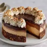 No-Bake Chocolate Peanut Butter Cheesecake Recipe