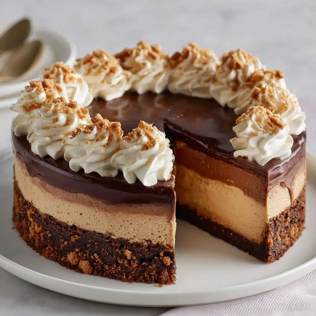 No-Bake Chocolate Peanut Butter Cheesecake Recipe