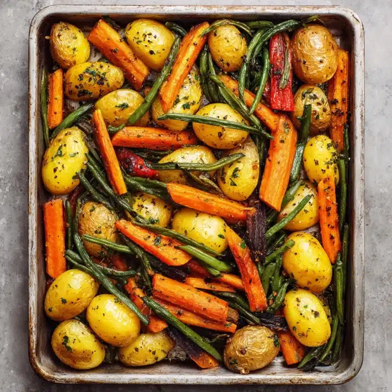 Garlic Herb Roasted Veggies Recipe