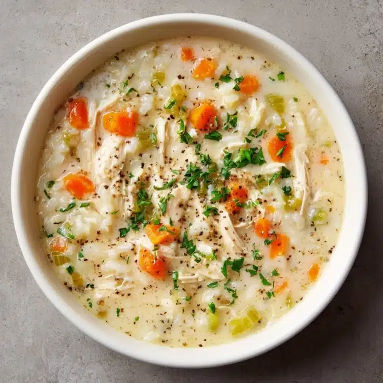 Creamy Chicken and Rice Soup Recipe