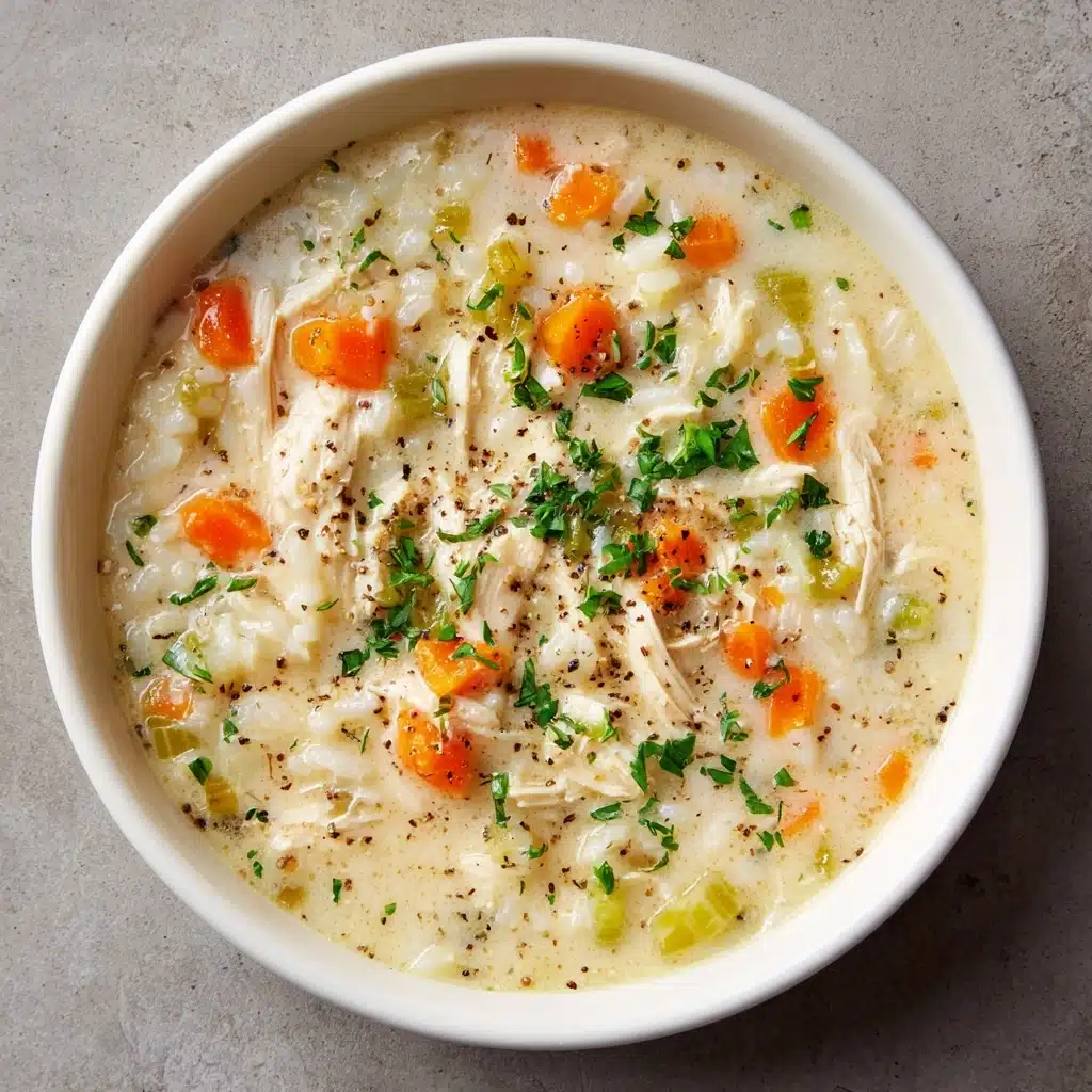 Creamy Chicken and Rice Soup Recipe - Recipe Image