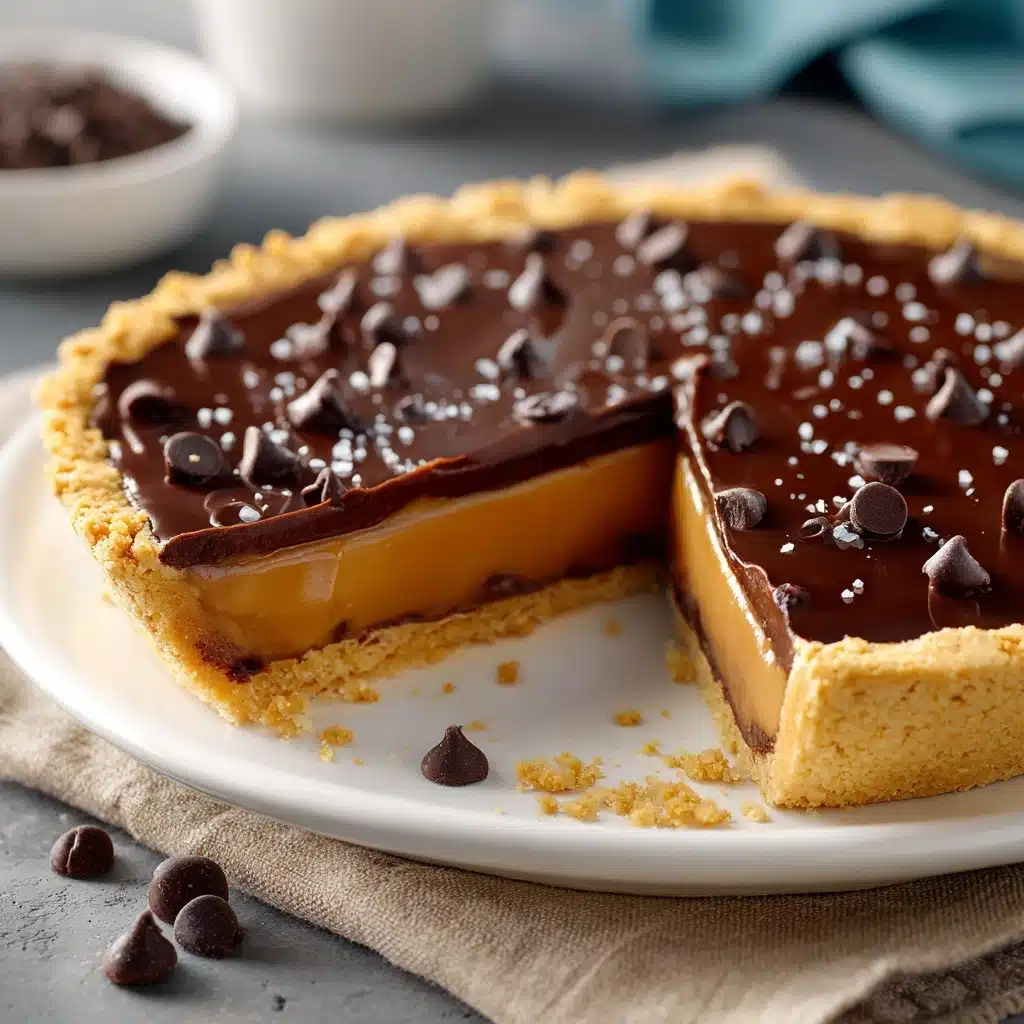 Chocolate Chip Salted Caramel Tart Recipe - Recipe Image
