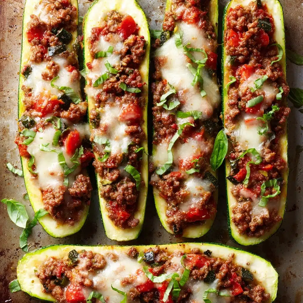 Sausage Zucchini Boats Recipe - Recipe Image