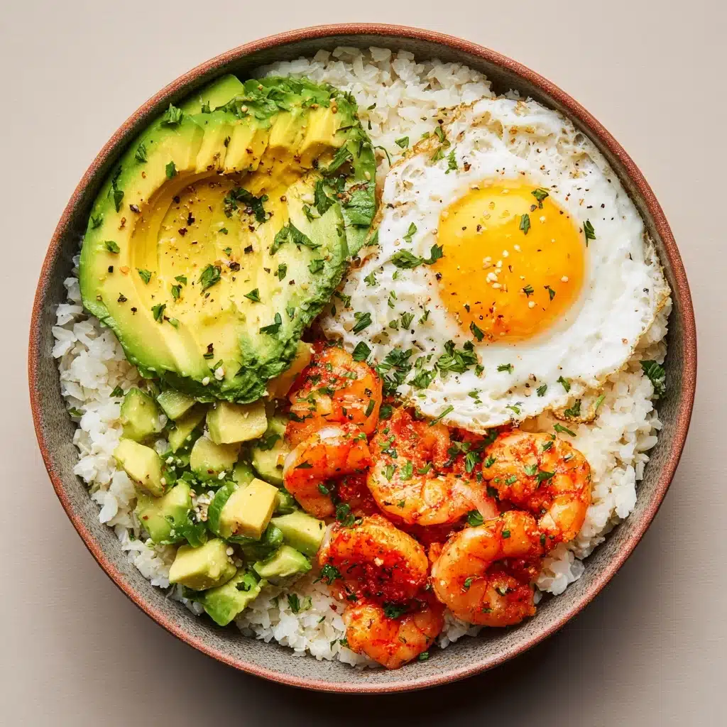 Spicy Shrimp and Cauliflower Rice Bowl Recipe