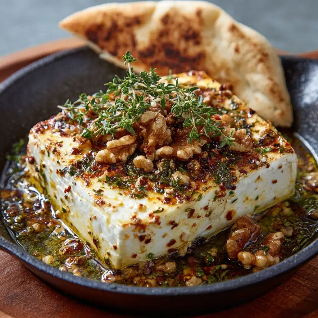 Caramelized Feta with Chili-Honey Recipe