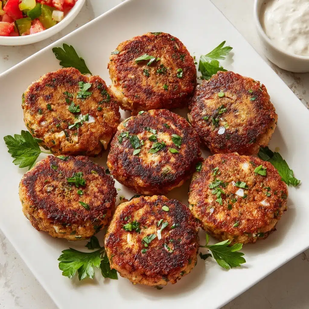 Mediterranean Chicken Patties Recipe