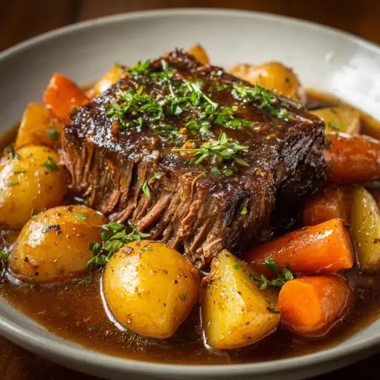 Slow Cooker Pot Roast Recipe