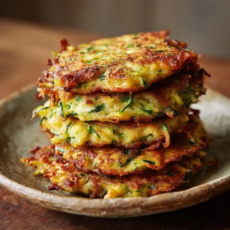Crispy Zucchini Fritters Recipe