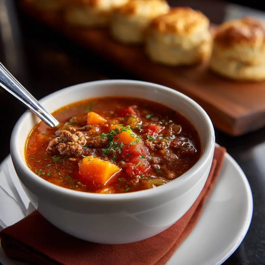 Hearty Hamburger Soup Recipe