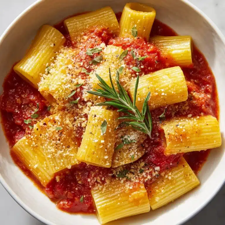 Ricotta Paccheri Recipe