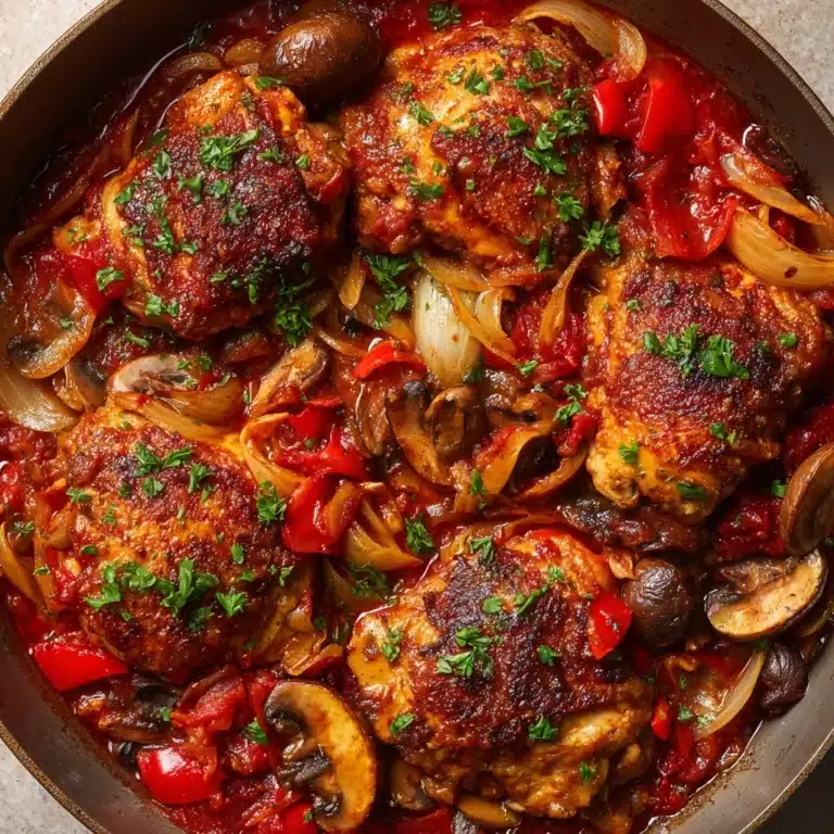 One-Pan Chicken Cacciatore with Peppers Recipe
