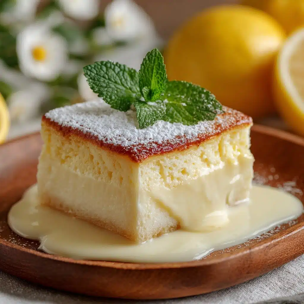 Lemon Custard Cake Recipe