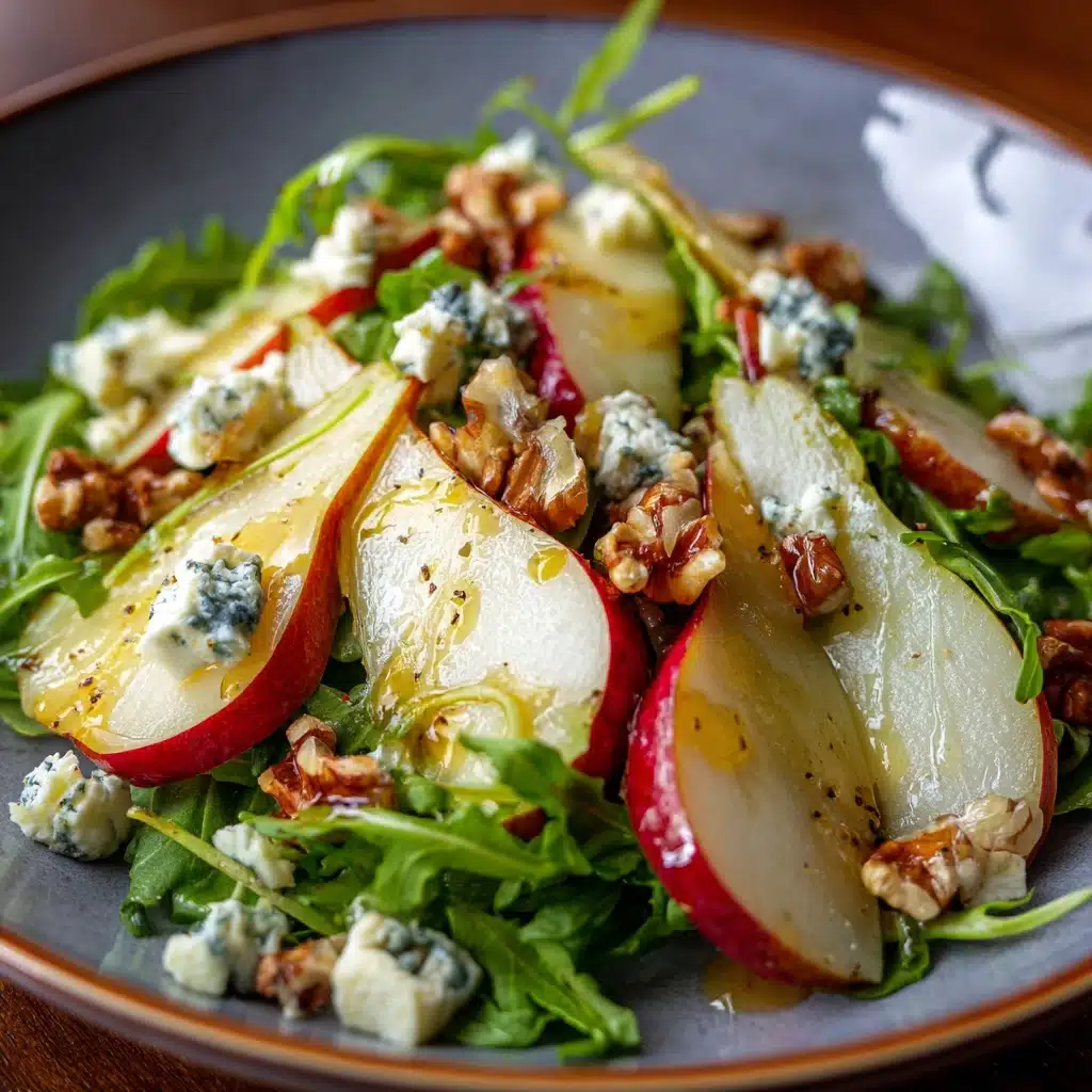 Caramelized Pear and Blue Cheese Salad Recipe - Recipe Image