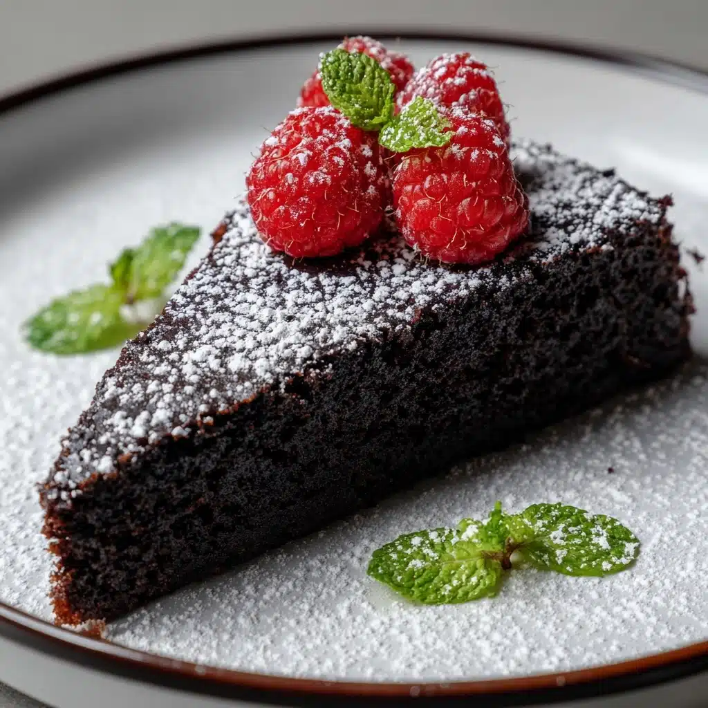 Kladdkaka Swedish Sticky Chocolate Cake Recipe - Recipe Image