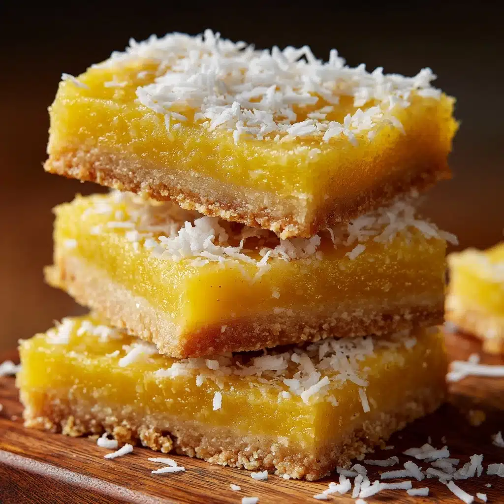 Buttery Coconut Bars Recipe - Recipe Image