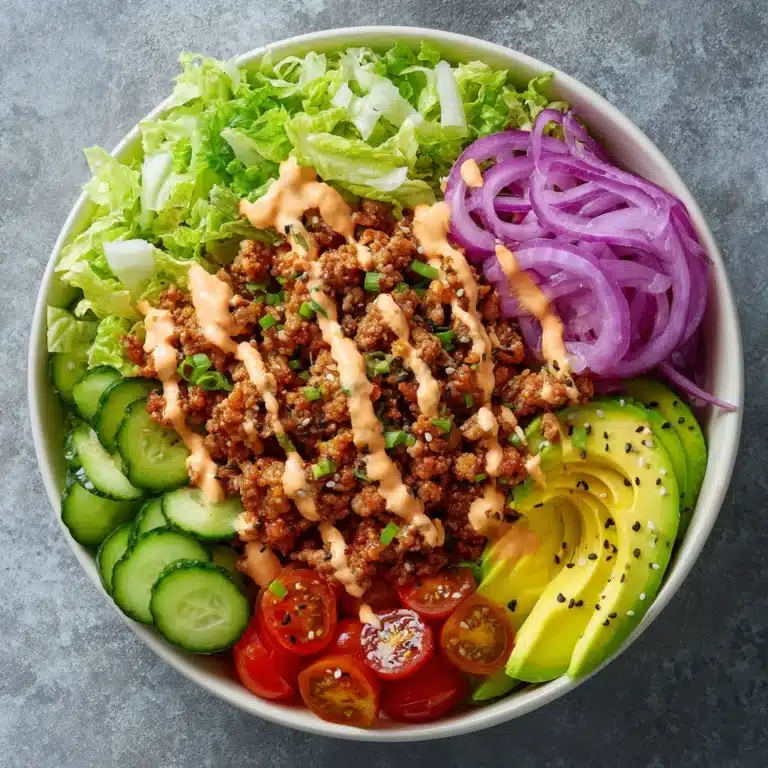 Burger in a Bowl Recipe