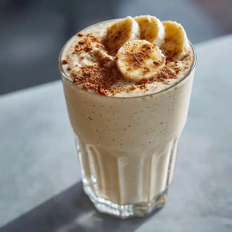 Vanilla Cinnamon Banana Smoothie Recipe