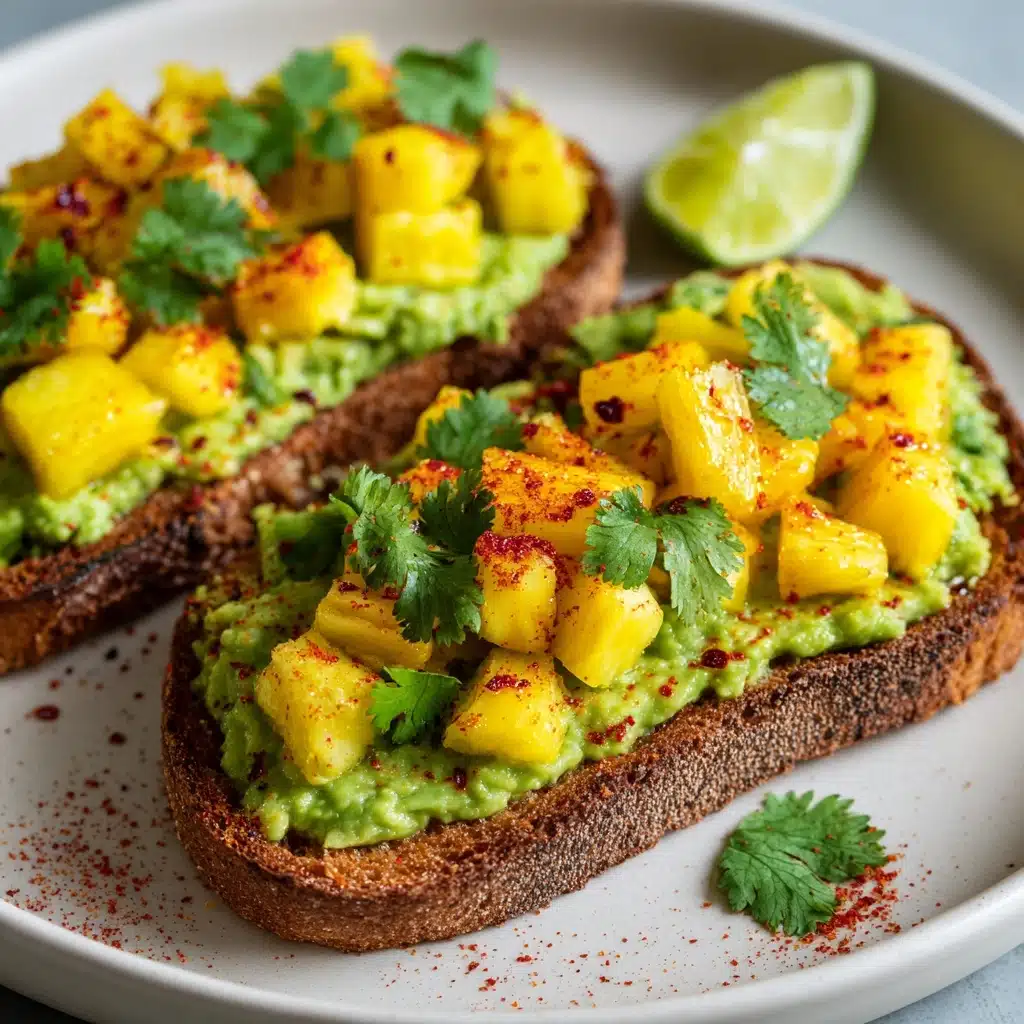 Tropical Avocado Toast Recipe