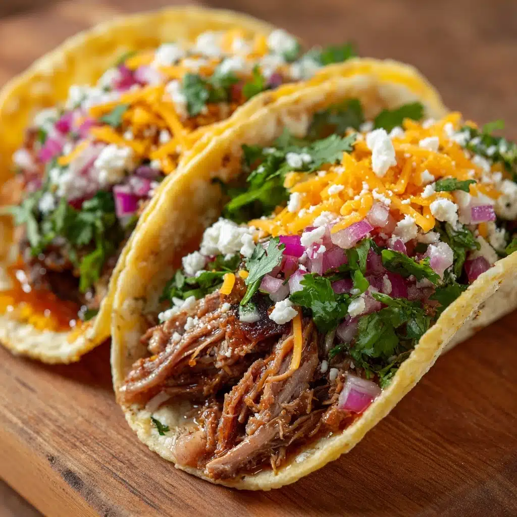 Slow Cooker Shredded Beef Tacos Recipe