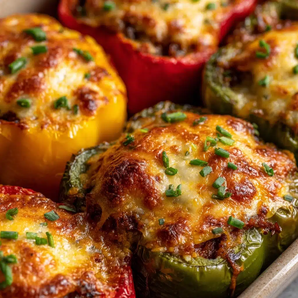 Buffalo Chicken Stuffed Peppers Recipe - Recipe Image