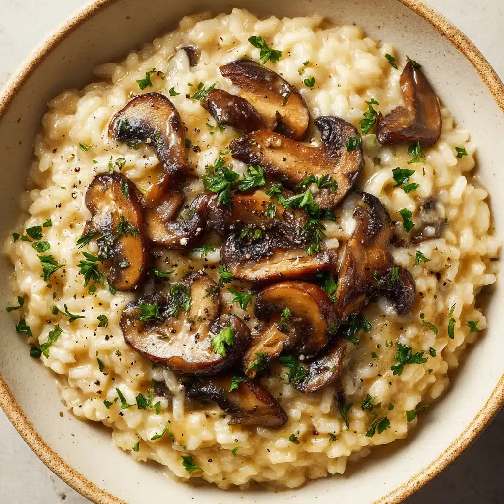 Creamy Mushroom Rice Recipe