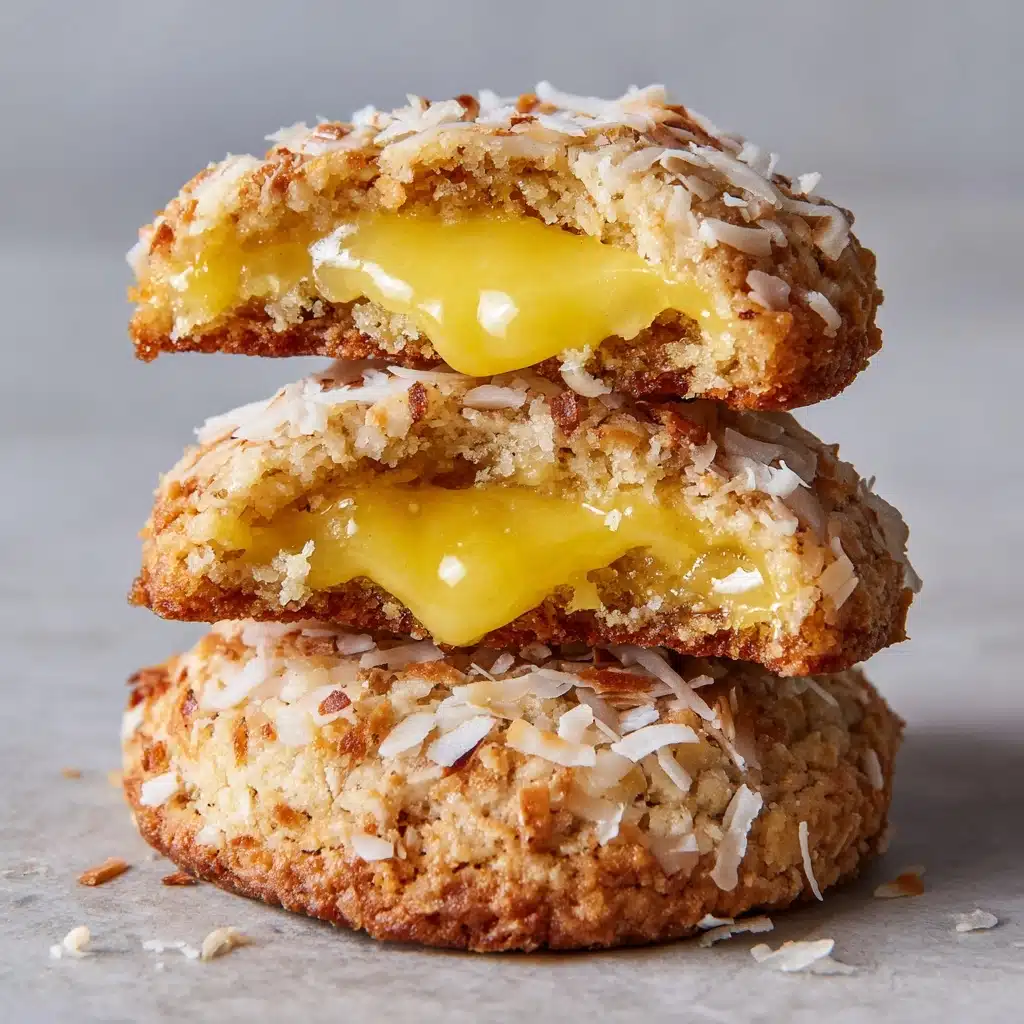 Coconut Lemon Curd Cookies Recipe - Recipe Image