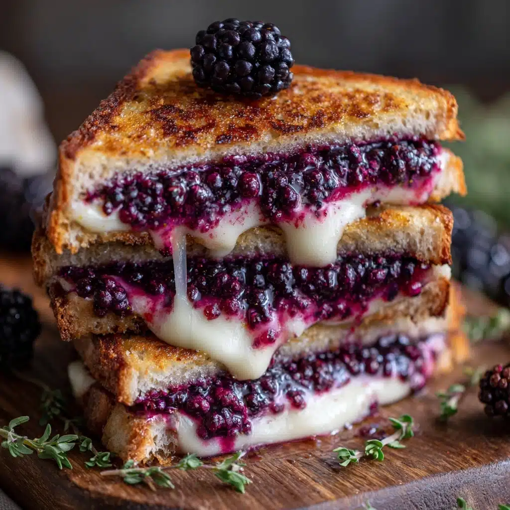 Blackberry Balsamic and Brie Grilled Cheese Recipe