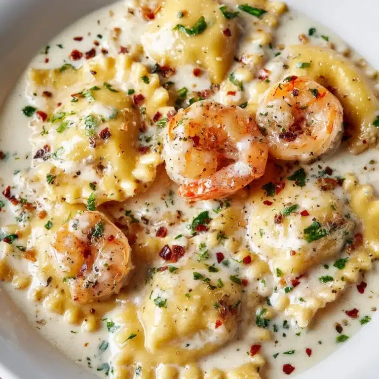 Lobster Ravioli in a Zesty Lemon Butter Sauce Recipe