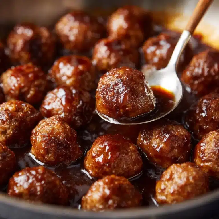 Honey Garlic Meatballs Recipe
