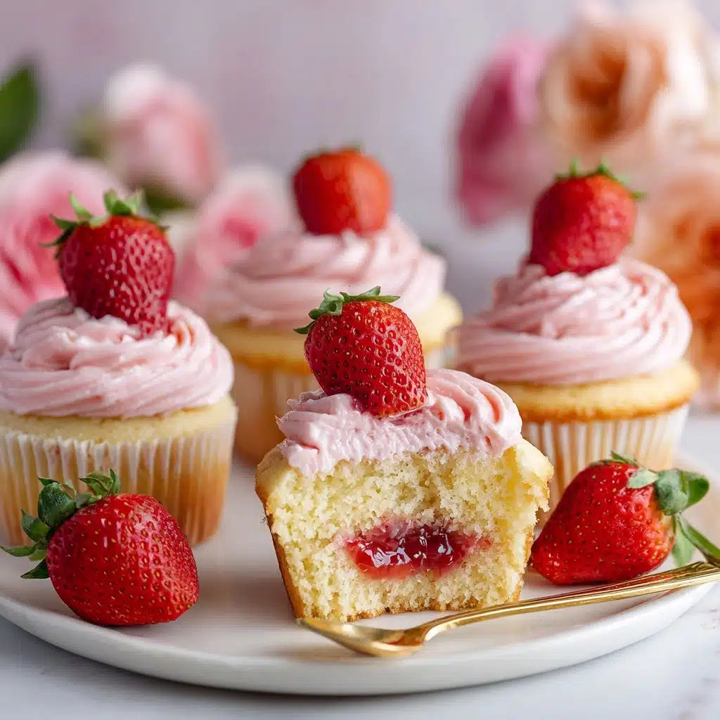 Strawberry Cupcakes Recipe - Recipe Image