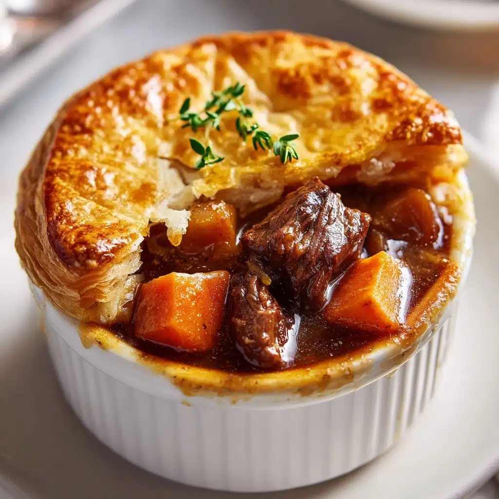 Guinness Braised Beef Pot Pie Recipe