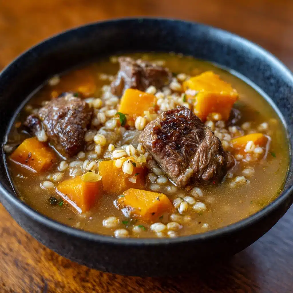 Easy Beef Barley Soup Recipe