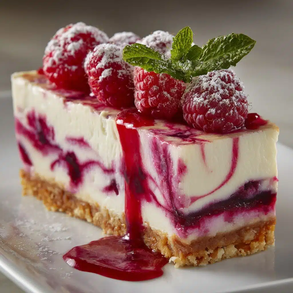 Raspberry Swirl Ice Cream Cake Recipe - Recipe Image