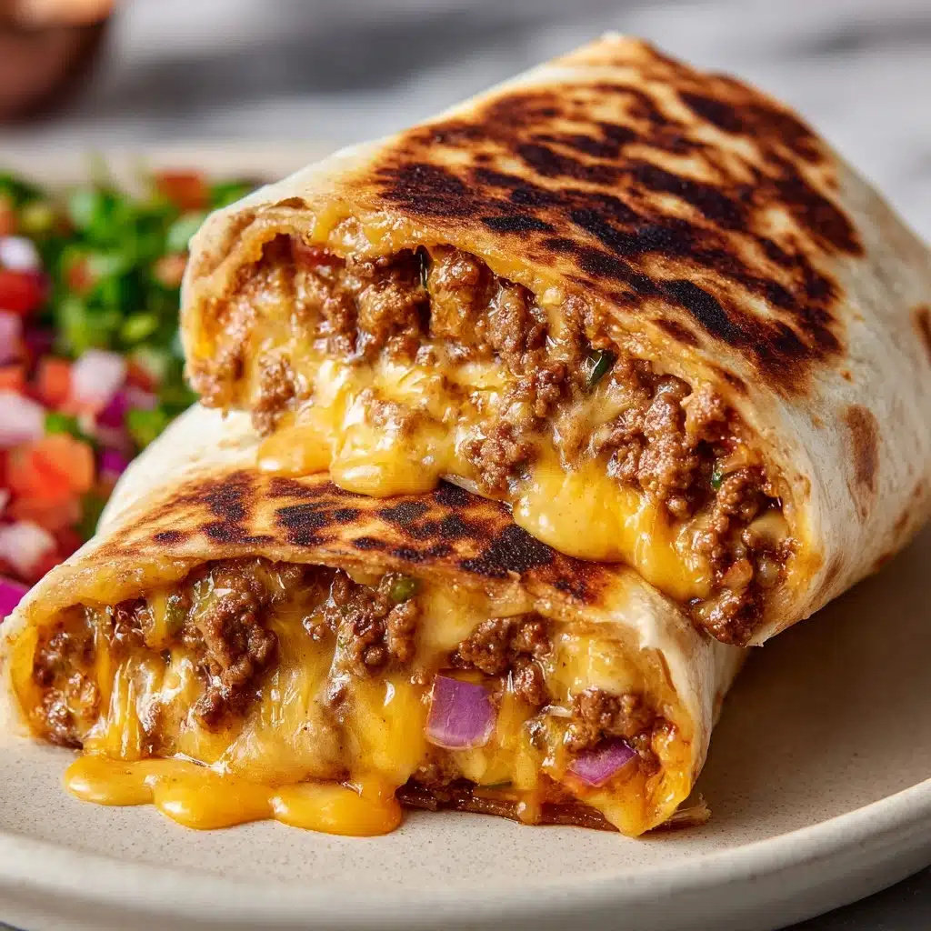 Nachos Cheese Beef Wrap Recipe - Recipe Image