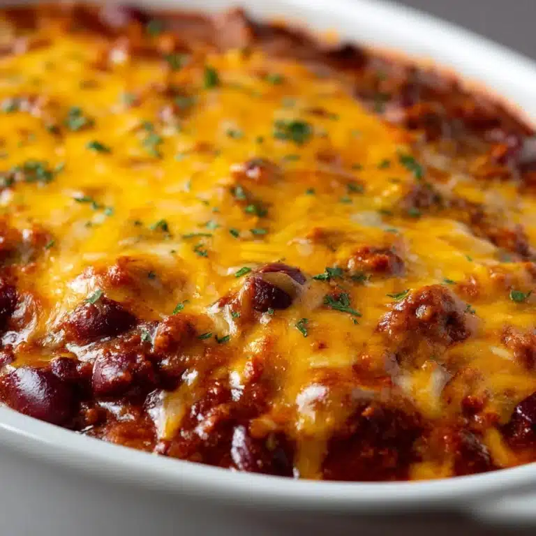 Fully Loaded Classic Chili Cheese Dog Casserole Recipe