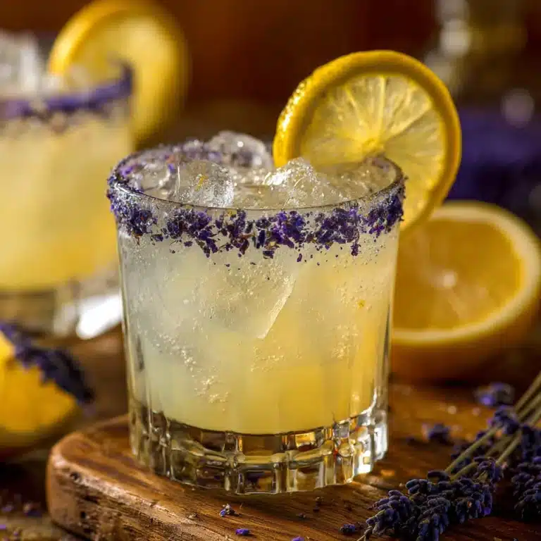 Lemon Lavender Margaritas Recipe